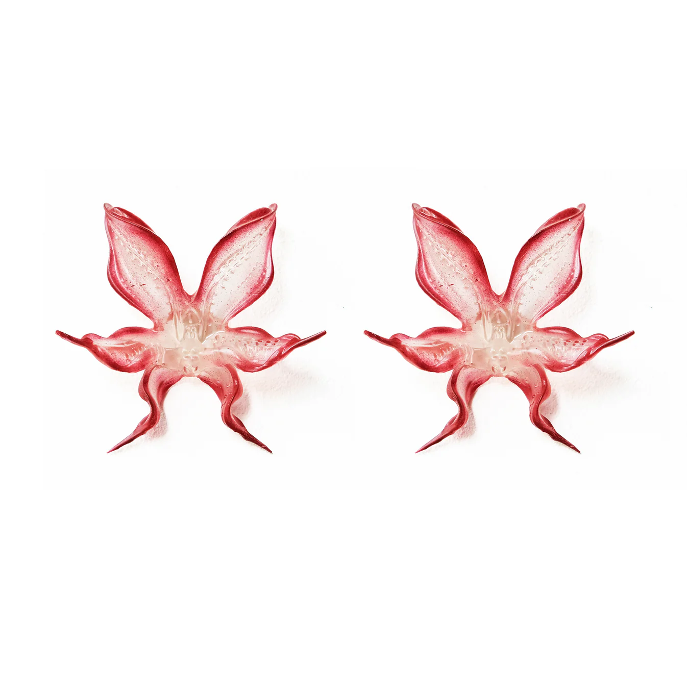 Flame Orchid Earrings fine jewelry piece
